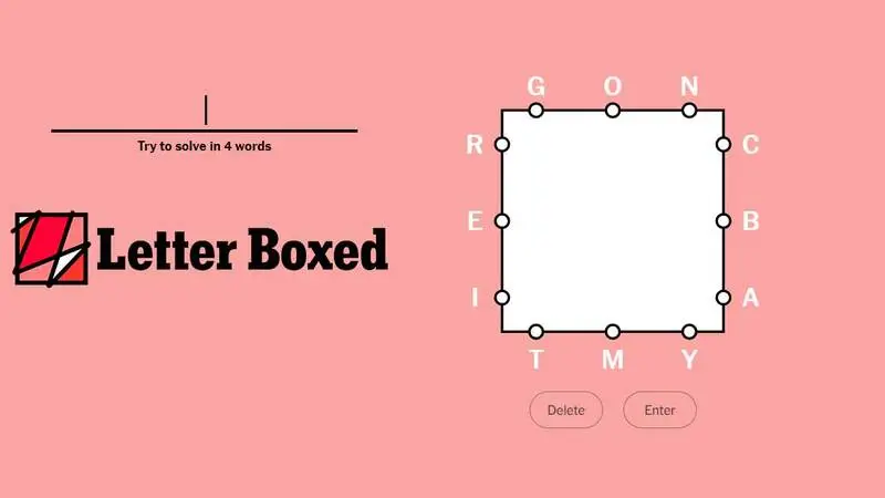 Letter Boxed Answers